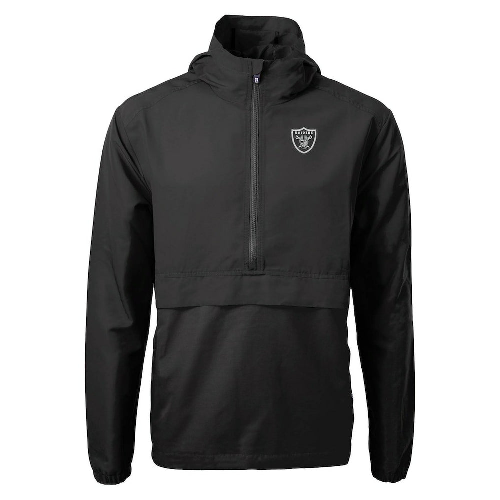 Las Vegas Raiders  Cutter & Buck Charter Eco Recycled Anorak Half-Zip Jacket