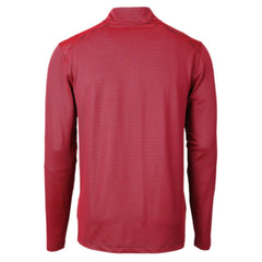 Green Bay Packers  Cutter & Buck Virtue Eco Pique Micro Stripe Recycled Quarter-Zip Pullover Top