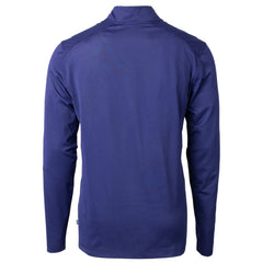 Indianapolis Colts  Cutter & Buck Virtue Eco Pique Micro Stripe Recycled Quarter-Zip Pullover Top