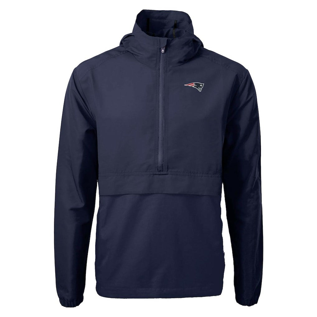 New England Patriots  Cutter & Buck Charter Eco Recycled Anorak Half-Zip Jacket