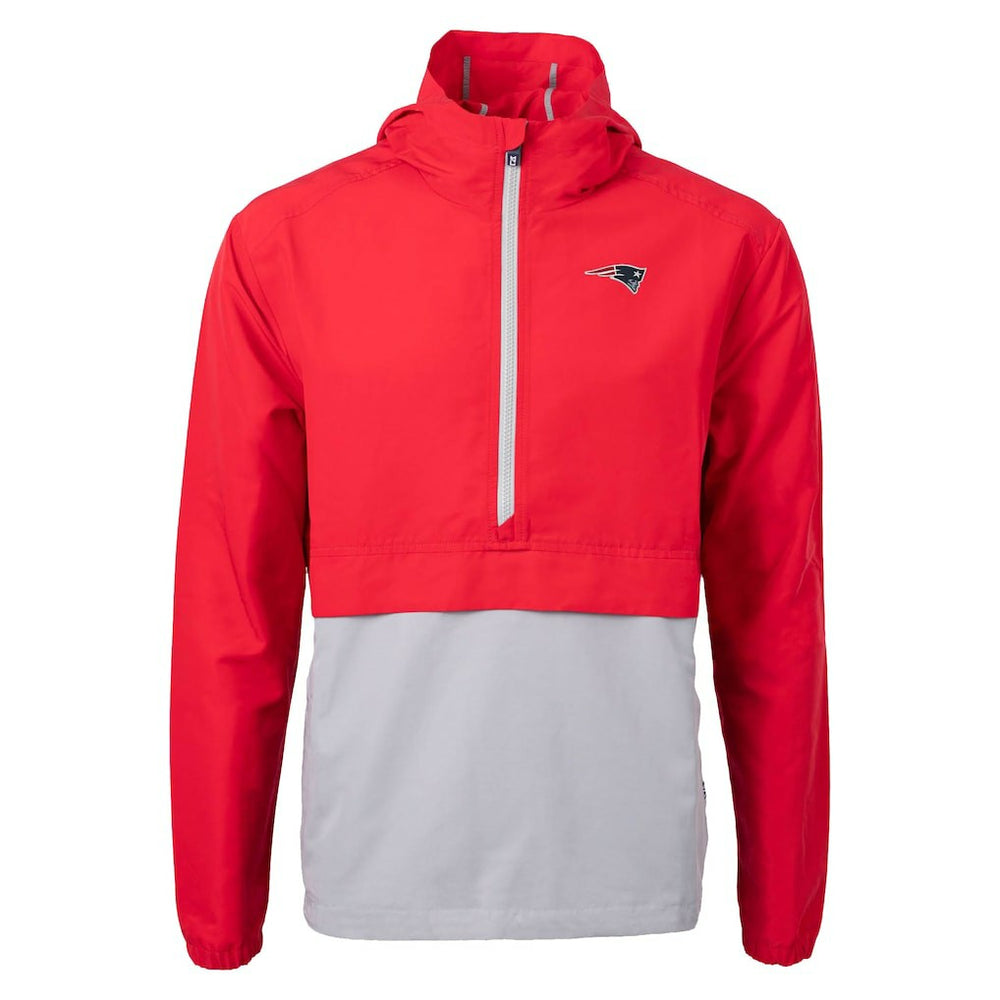 New England Patriots  Cutter & Buck Charter Eco Recycled Anorak Half-Zip Jacket