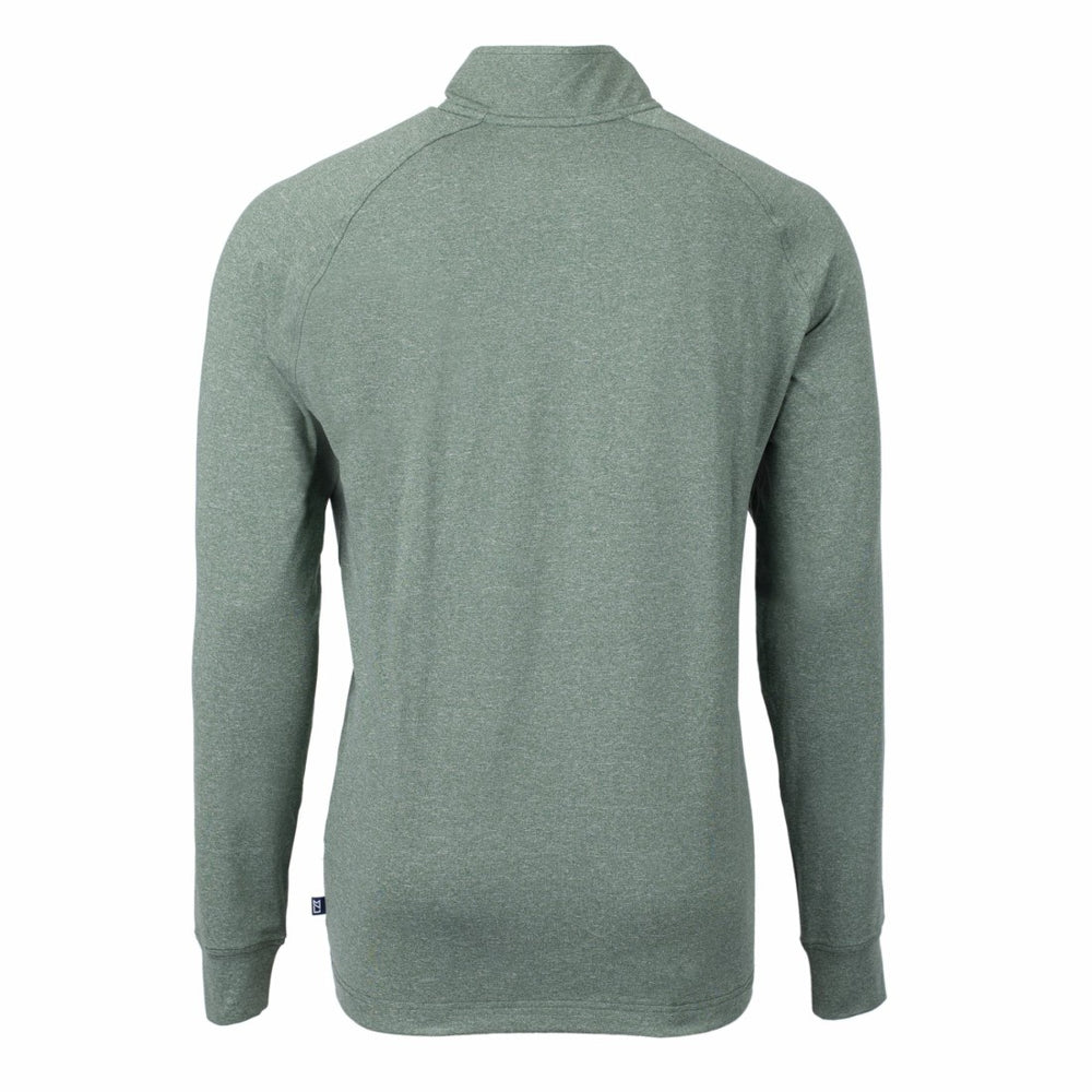 Green Bay Packers  Cutter & Buck Adapt Eco Knit Quarter-Zip Pullover Top