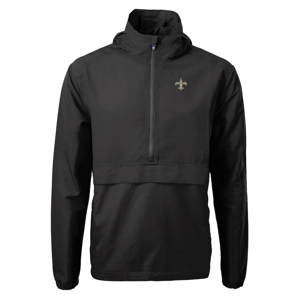New Orleans Saints  Cutter & Buck Charter Eco Recycled Anorak Half-Zip Jacket
