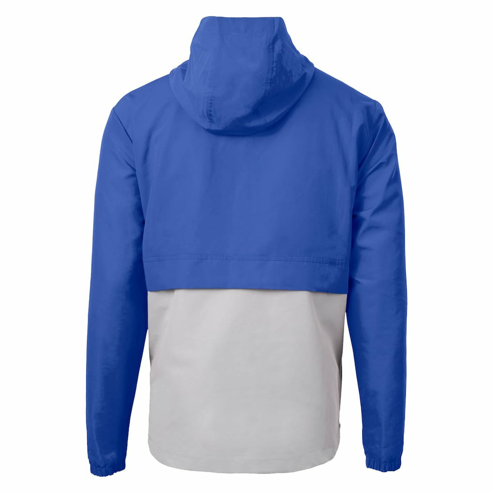 New York Giants  Cutter & Buck Charter Eco Recycled Anorak Half-Zip Jacket