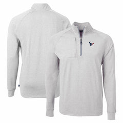 Houston Texans  Cutter & Buck Adapt Eco Knit Quarter-Zip Pullover Top