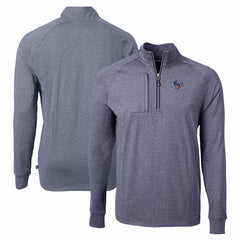 Houston Texans  Cutter & Buck Adapt Eco Knit Quarter-Zip Pullover Top