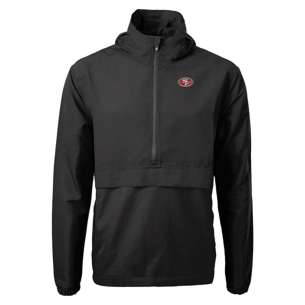 San Francisco 49ers  Cutter & Buck Charter Eco Recycled Anorak Half-Zip Jacket