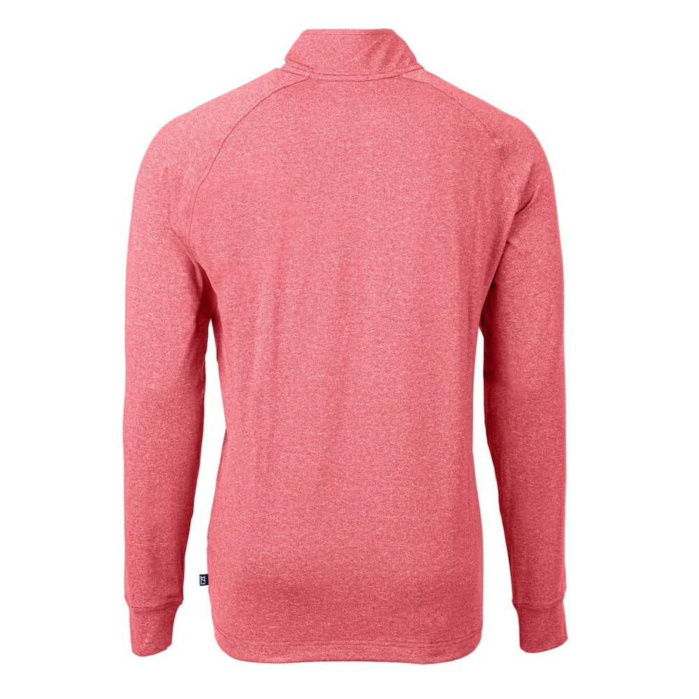 Kansas City Chiefs  Cutter & Buck Adapt Eco Knit Quarter-Zip Pullover Top