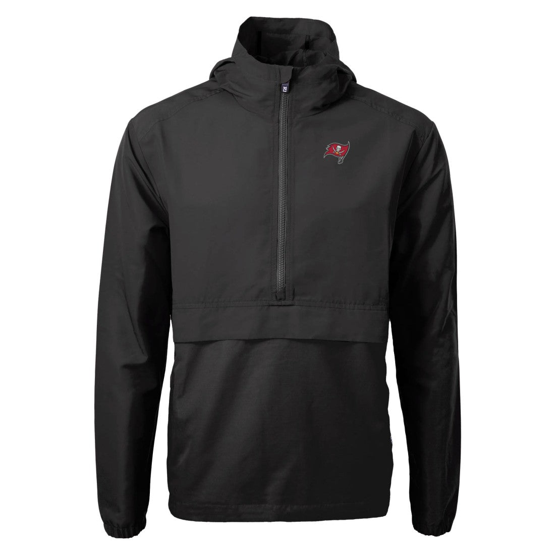 Tampa Bay Buccaneers  Cutter & Buck Charter Eco Recycled Anorak Half-Zip Jacket