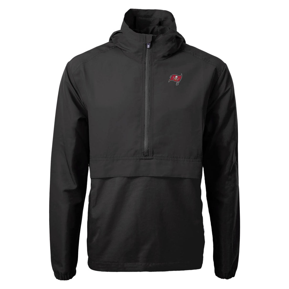 Tampa Bay Buccaneers  Cutter & Buck Charter Eco Recycled Anorak Half-Zip Jacket
