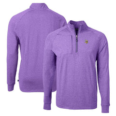 Minnesota Vikings  Cutter & Buck Adapt Eco Knit Quarter-Zip Pullover Top