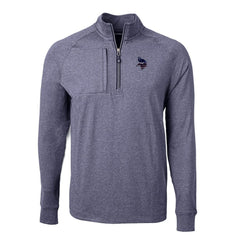 Minnesota Vikings  Cutter & Buck Adapt Eco Knit Quarter-Zip Pullover Top