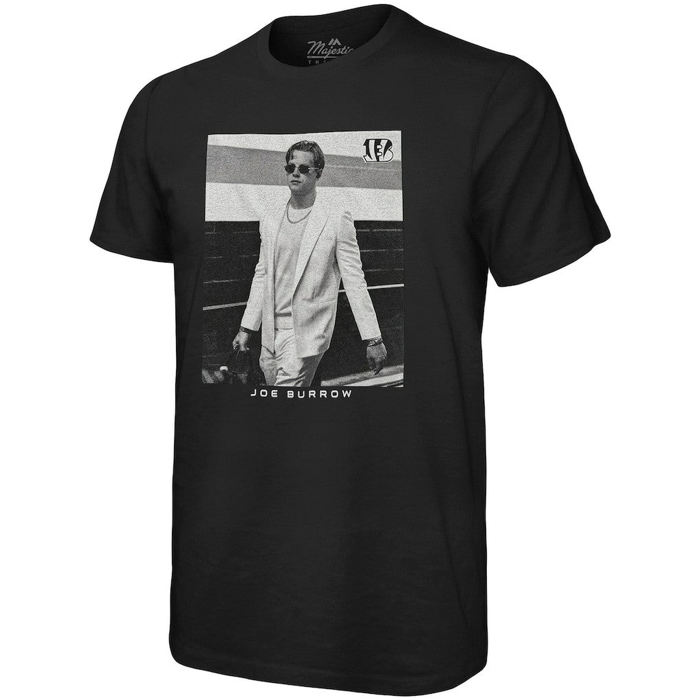 Cincinnati Bengals  Joe Burrow  Majestic Threads Oversized Player Image T-Shirt