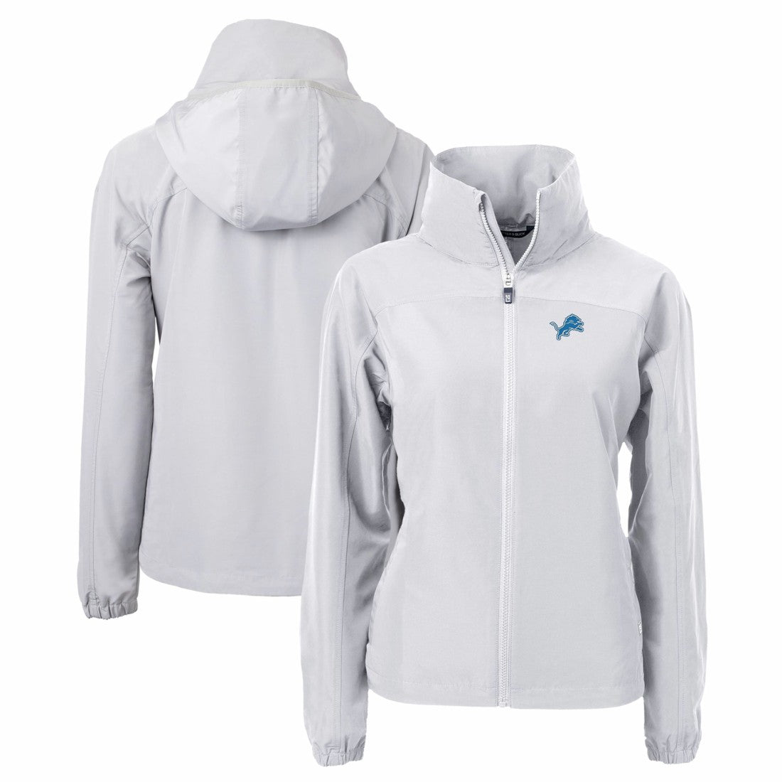Detroit Lions  Cutter & Buck Women's Charter Eco Recycled Full-Zip Jacket