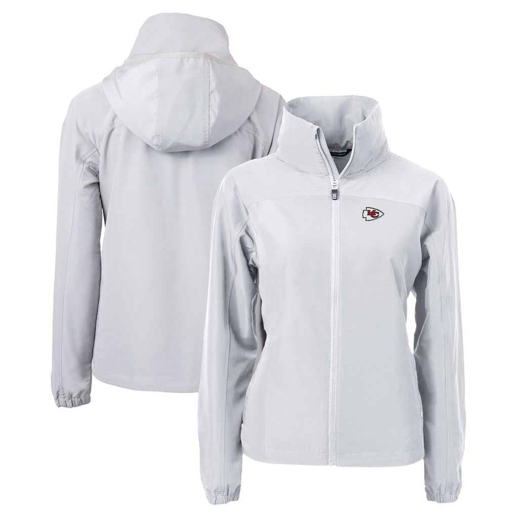 Kansas City Chiefs  Cutter & Buck Women's Charter Eco Recycled Full-Zip Jacket