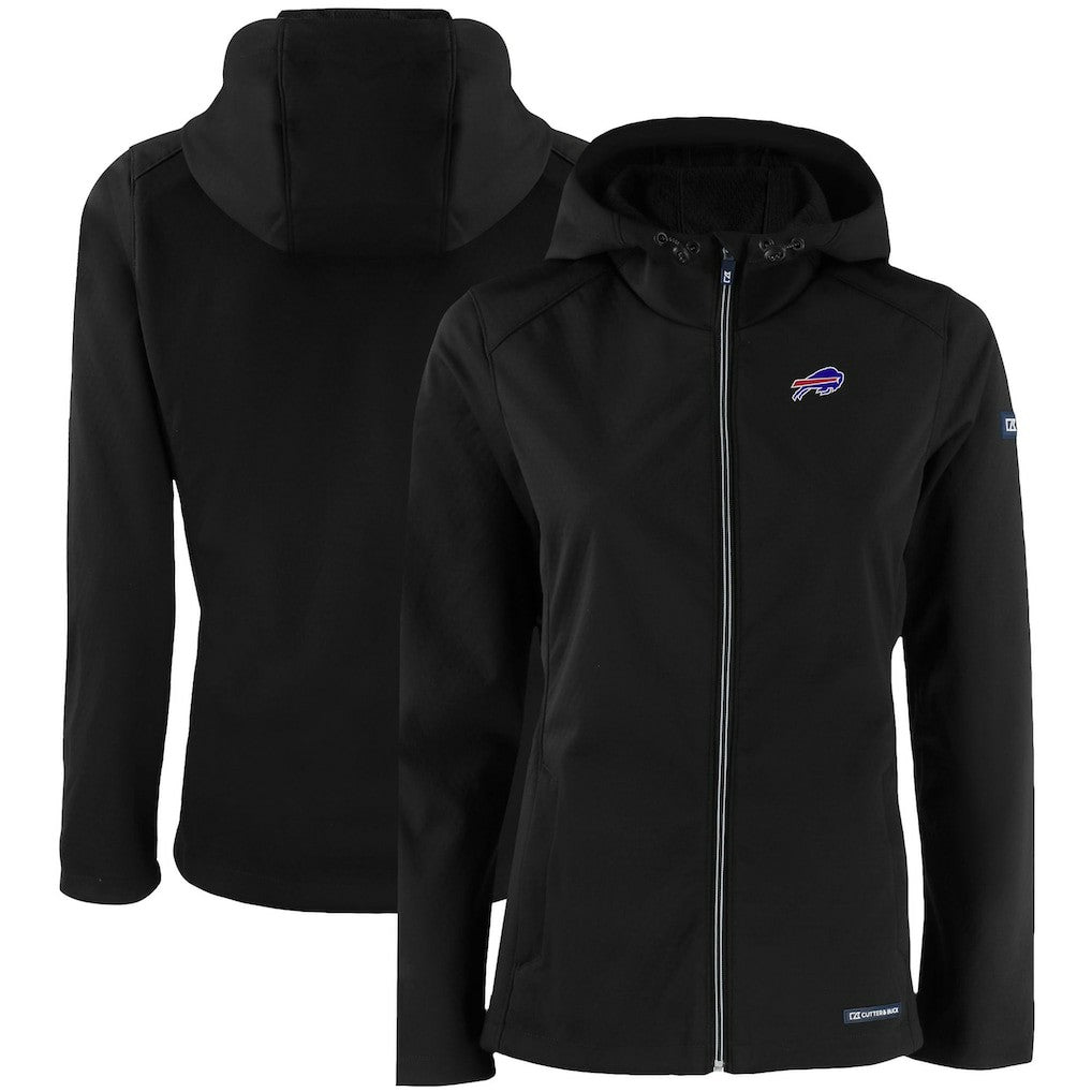 Buffalo Bills  Cutter & Buck Women's Evoke Eco Softshell Recycled Full-Zip Hooded Jacket