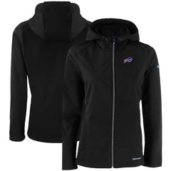 Buffalo Bills  Cutter & Buck Women's Evoke Eco Softshell Recycled Full-Zip Hooded Jacket