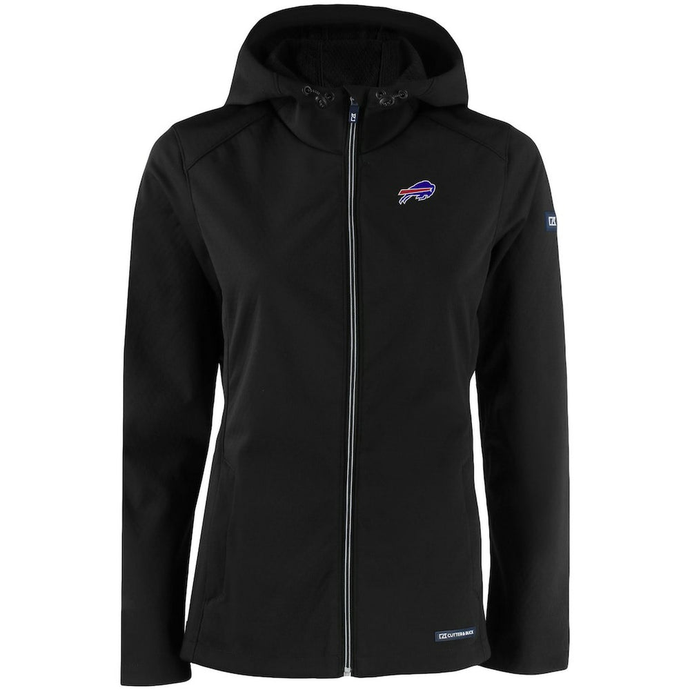 Buffalo Bills  Cutter & Buck Women's Evoke Eco Softshell Recycled Full-Zip Hooded Jacket