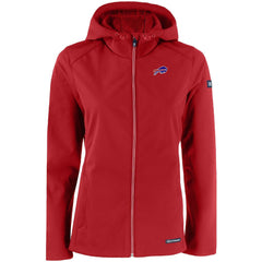 Buffalo Bills  Cutter & Buck Women's Evoke Eco Softshell Recycled Full-Zip Hooded Jacket