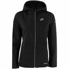 Detroit Lions  Cutter & Buck Women's Evoke Eco Softshell Recycled Full-Zip Hooded Jacket