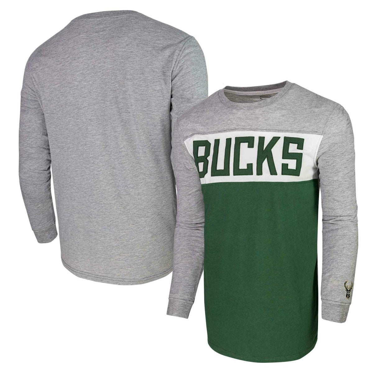 Milwaukee Bucks Unisex Loge Long Sleeve T-Shirt On Sale