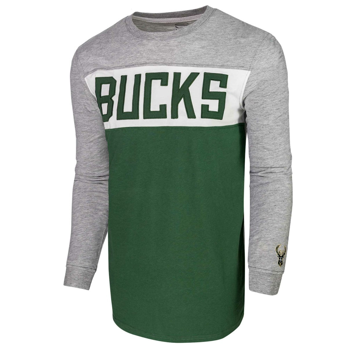 Milwaukee Bucks Unisex Loge Long Sleeve T-Shirt On Sale