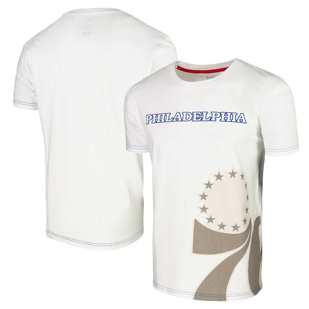 Philadelphia 76ers Stadium Essentials Unisex Scoreboard T-Shirt On Sale