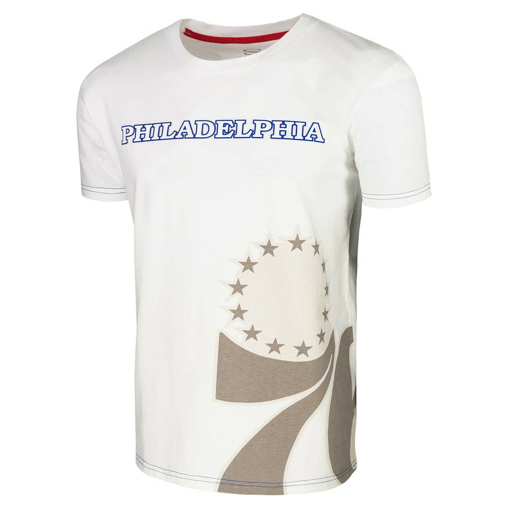 Philadelphia 76ers Stadium Essentials Unisex Scoreboard T-Shirt On Sale