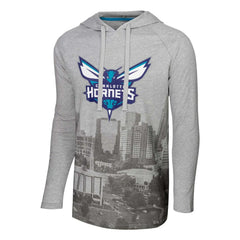 Charlotte Hornets Stadium Essentials Atrium Raglan Long Sleeve Hoodie T-Shirt On Sale