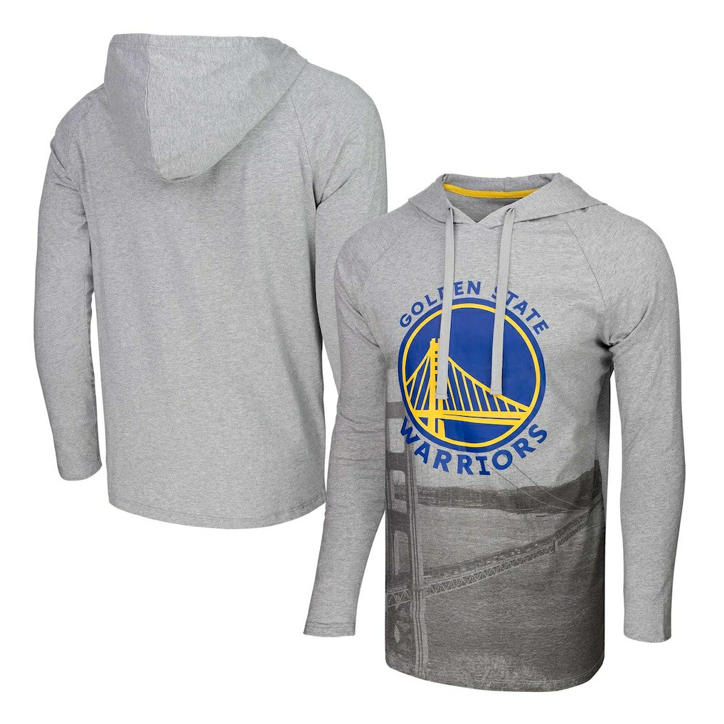 Golden State Warriors Stadium Essentials Atrium Raglan Long Sleeve Hoodie T-Shirt sale Discount