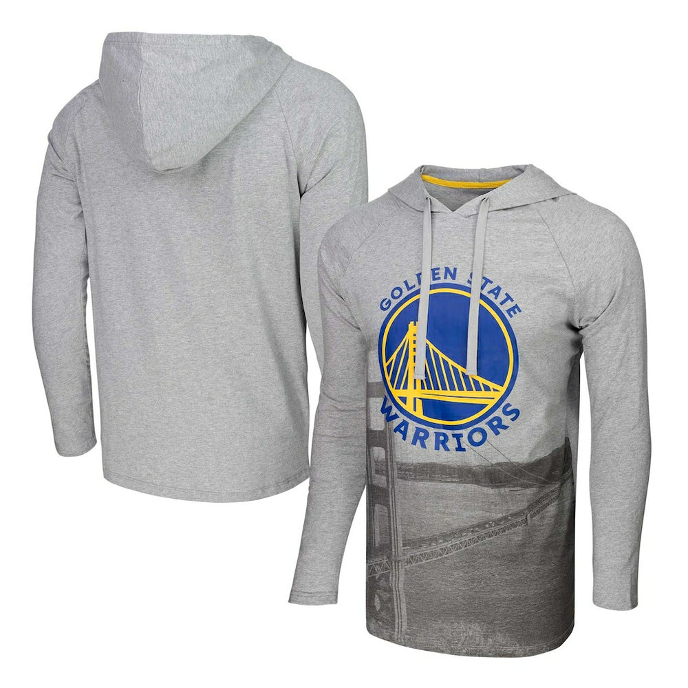 Golden State Warriors Stadium Essentials Atrium Raglan Long Sleeve Hoodie T-Shirt sale Discount