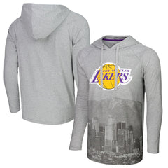 Los Angeles Lakers Stadium Essentials Atrium Raglan Long Sleeve Hoodie T-Shirt Online