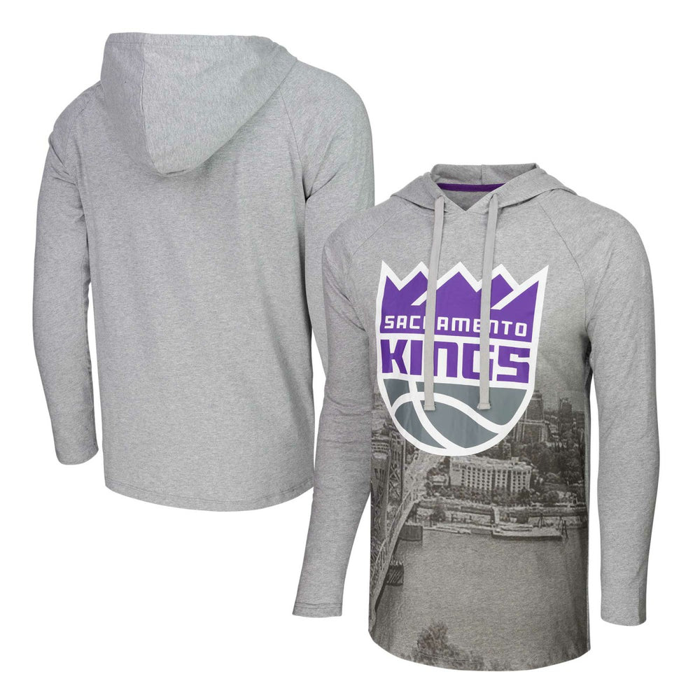 Sacramento Kings Stadium Essentials Atrium Raglan Long Sleeve Hoodie T-Shirt For Sale