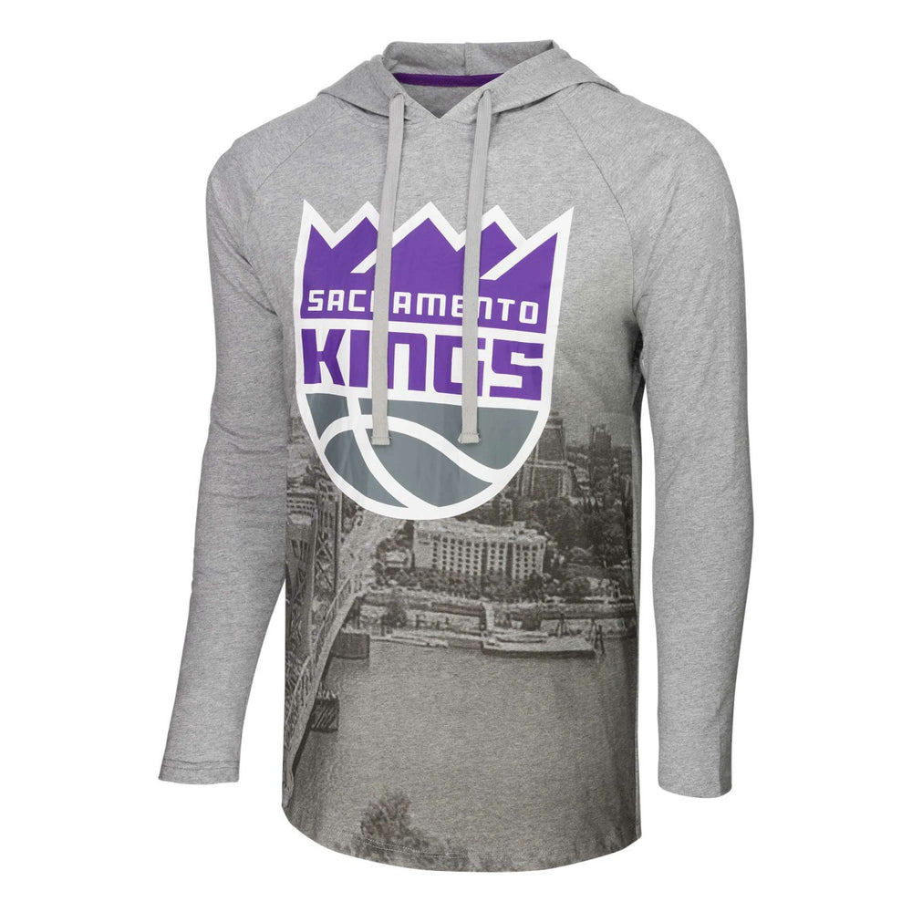 Sacramento Kings Stadium Essentials Atrium Raglan Long Sleeve Hoodie T-Shirt For Sale