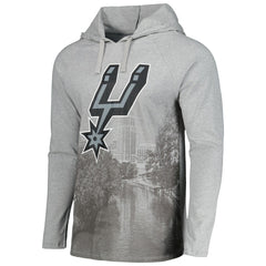 San Antonio Spurs Stadium Essentials Atrium Raglan Long Sleeve Hoodie T-Shirt Discount