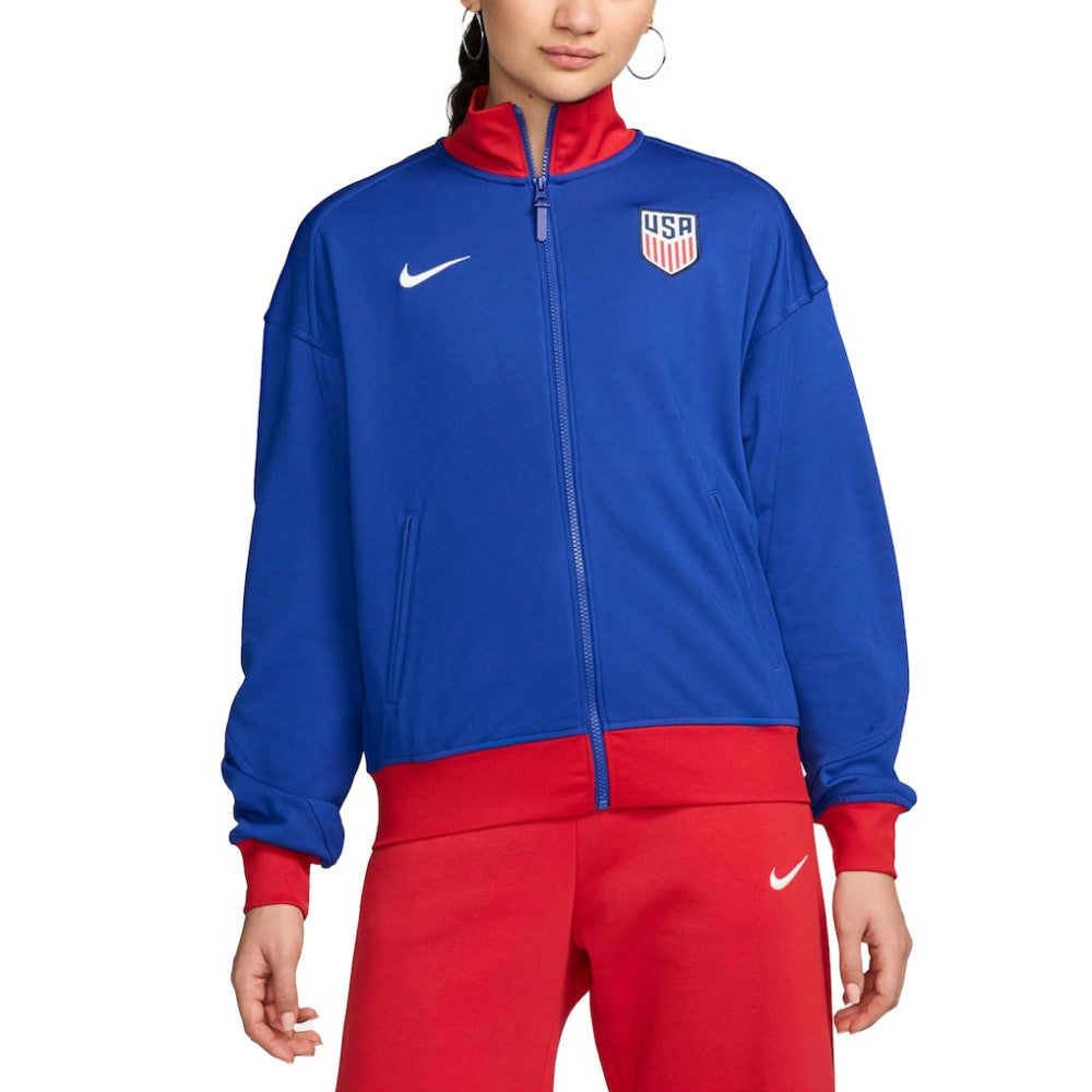 USMNT Women's 2024 Academy Pro Anthem Full-Zip Jacket Royal - Nike