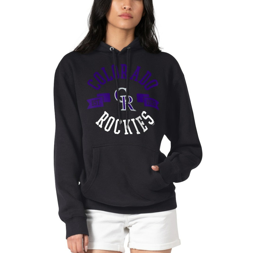Colorado Rockies G-III 4Her by Carl Banks Women's City Graphic Pullover Hoodie | MLB Outlet