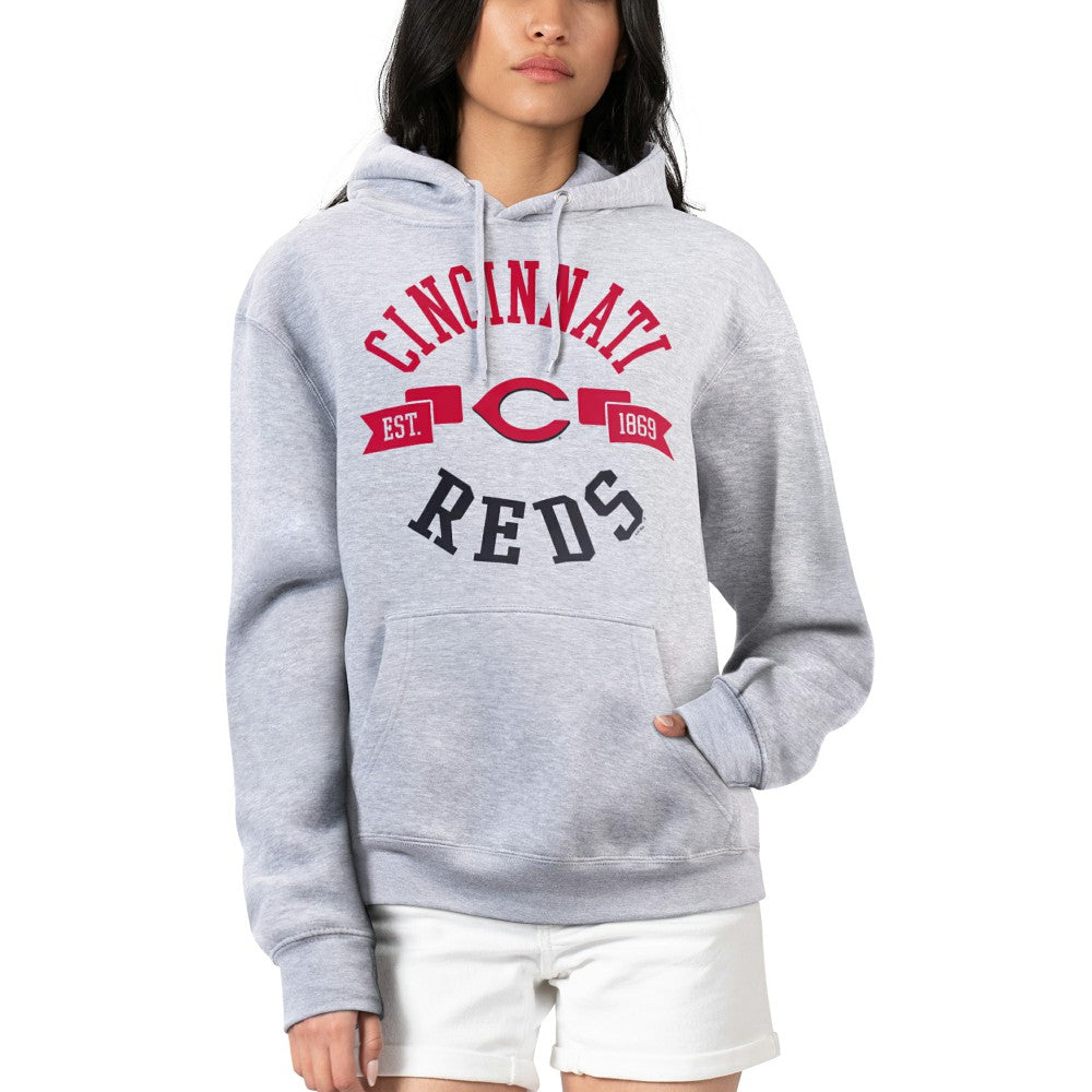 Cincinnati Reds G-III 4Her by Carl Banks Women's City Graphic Pullover Hoodie | MLB Discount