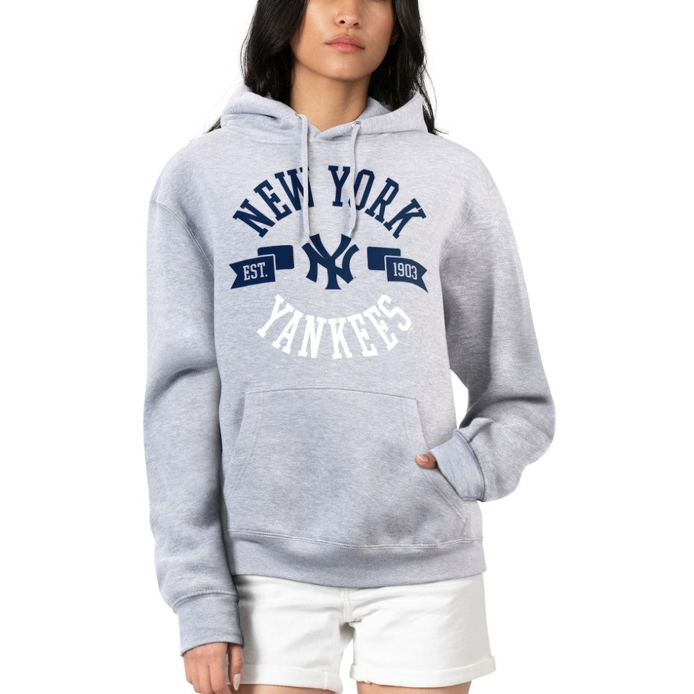 New York Yankees G-III 4Her by Carl Banks Women's City Graphic Pullover Hoodie | MLB Near me