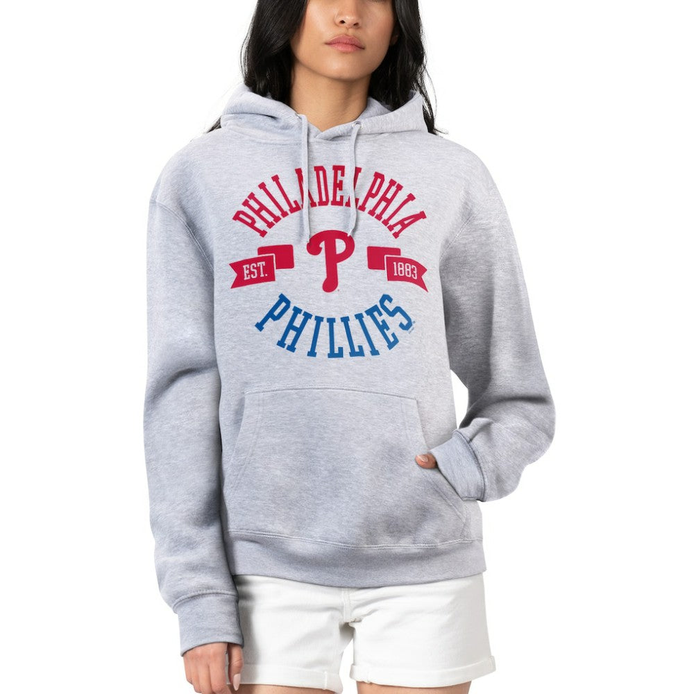 Philadelphia Phillies G-III 4Her by Carl Banks Women's City Graphic Pullover Hoodie | MLB On Sale