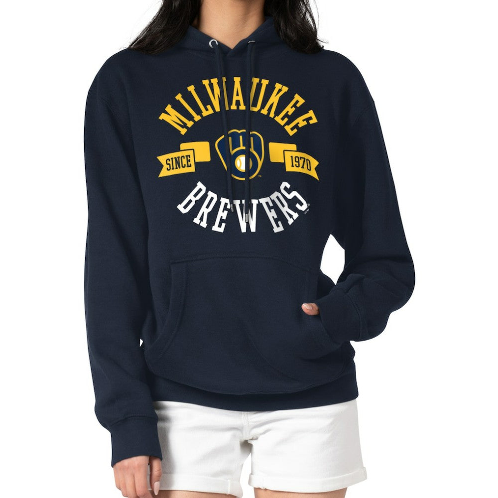 Milwaukee Brewers G-III 4Her by Carl Banks Women's City Graphic Pullover Hoodie | MLB Shop