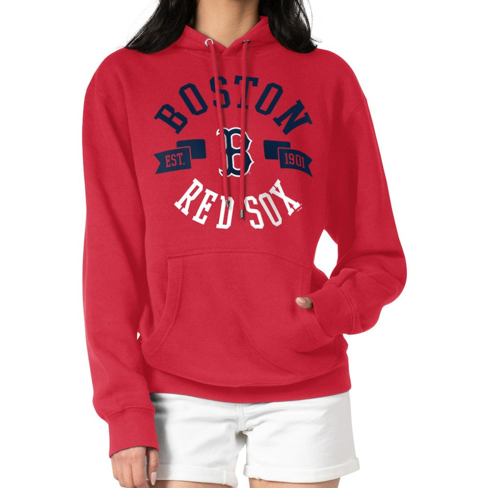 Boston Red Sox G-III 4Her by Carl Banks Women's City Graphic Pullover Hoodie | MLB Discount