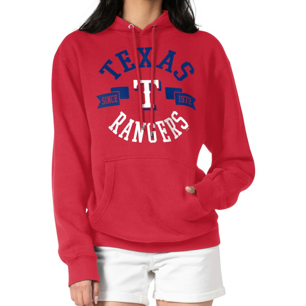 Texas Rangers G-III 4Her by Carl Banks Women's City Graphic Pullover Hoodie | MLB Sale