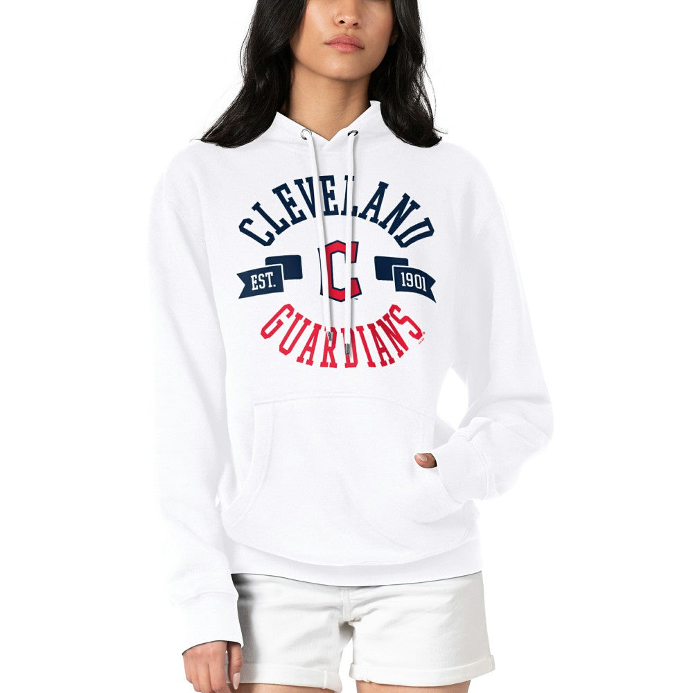 Cleveland Guardians G-III 4Her by Carl Banks Women's City Graphic Pullover Hoodie | MLB New