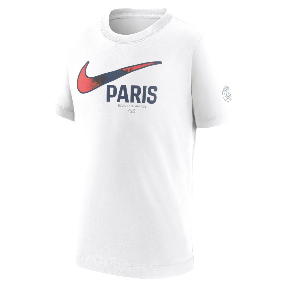 Paris Saint-Germain Youth Swoosh T-Shirt White - Nike