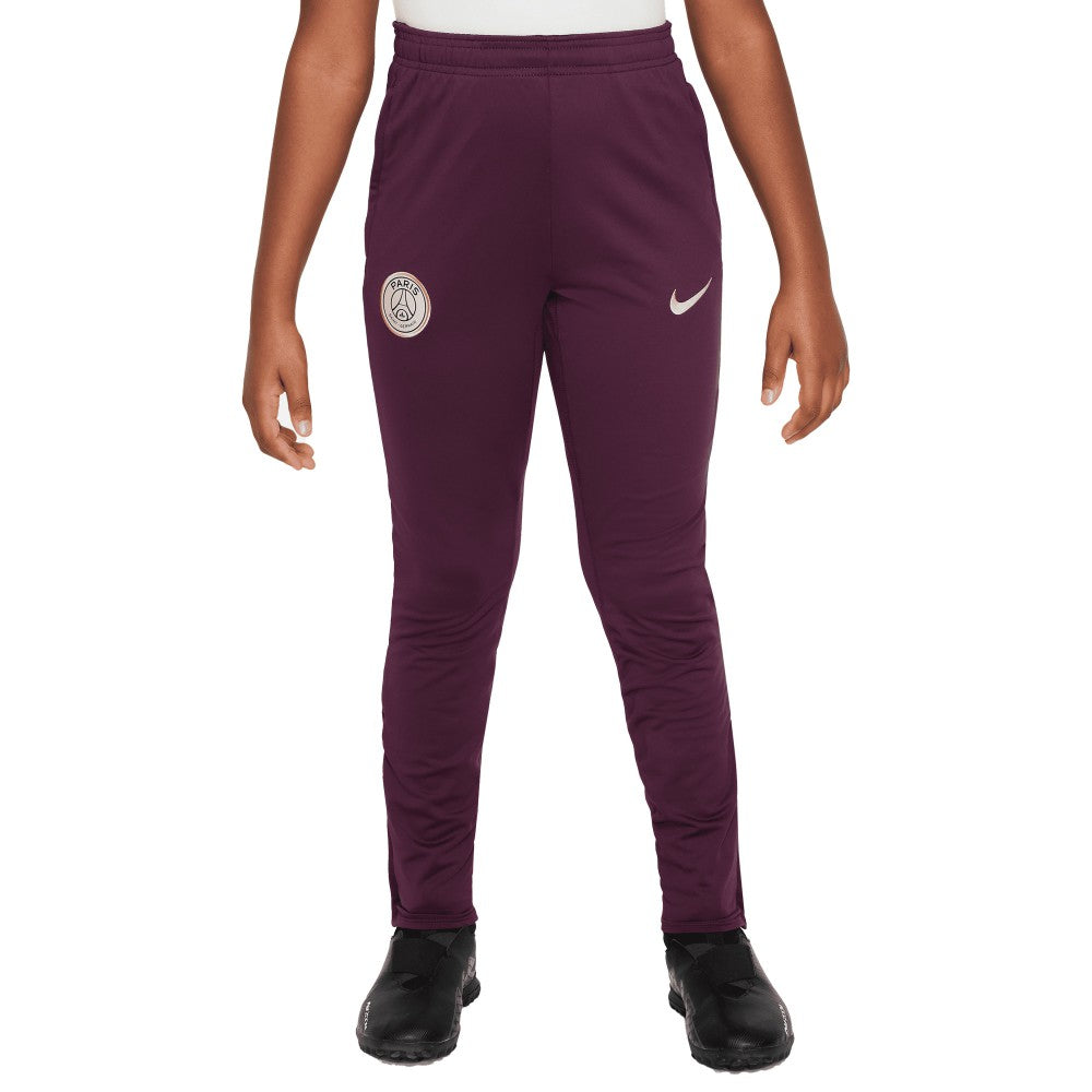 Paris Saint-Germain Youth 2024/25 Strike Training Pants Burgundy - Nike