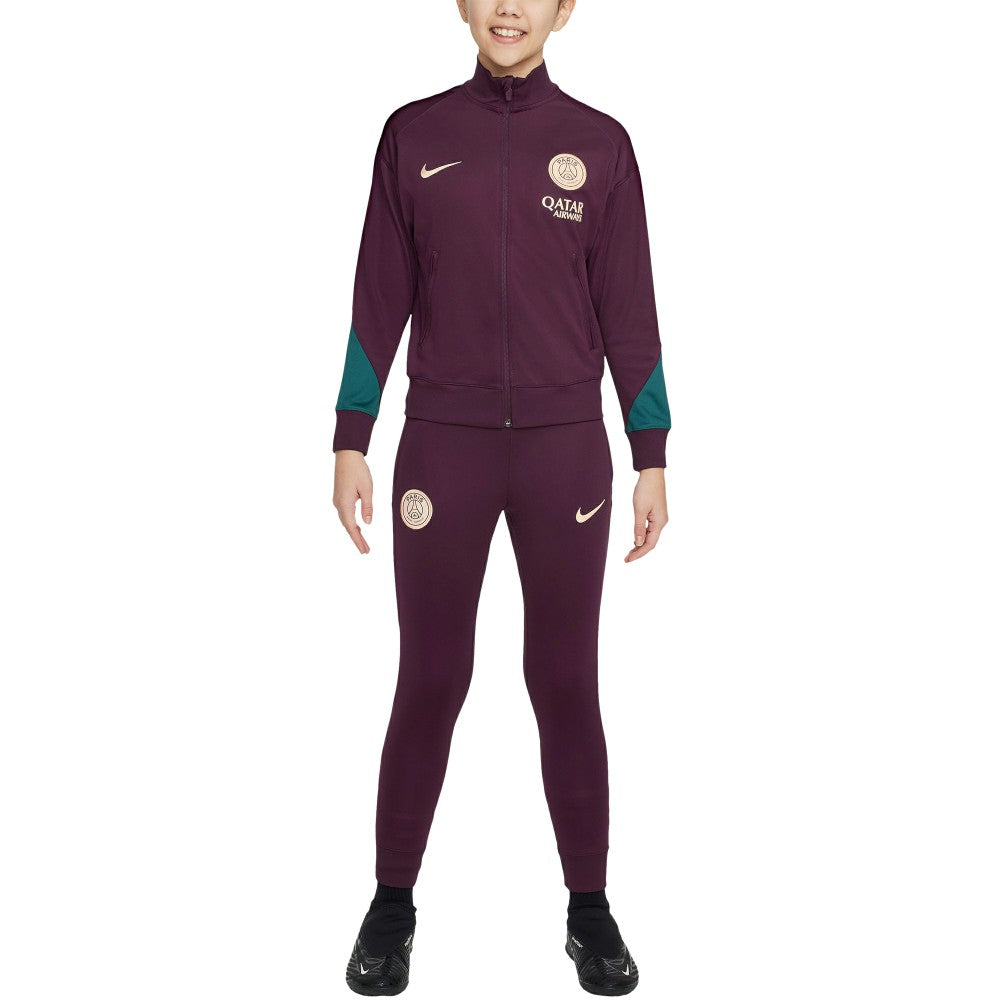 Paris Saint-Germain Youth 2024/25 Strike Performance Track Suit Burgundy - Nike