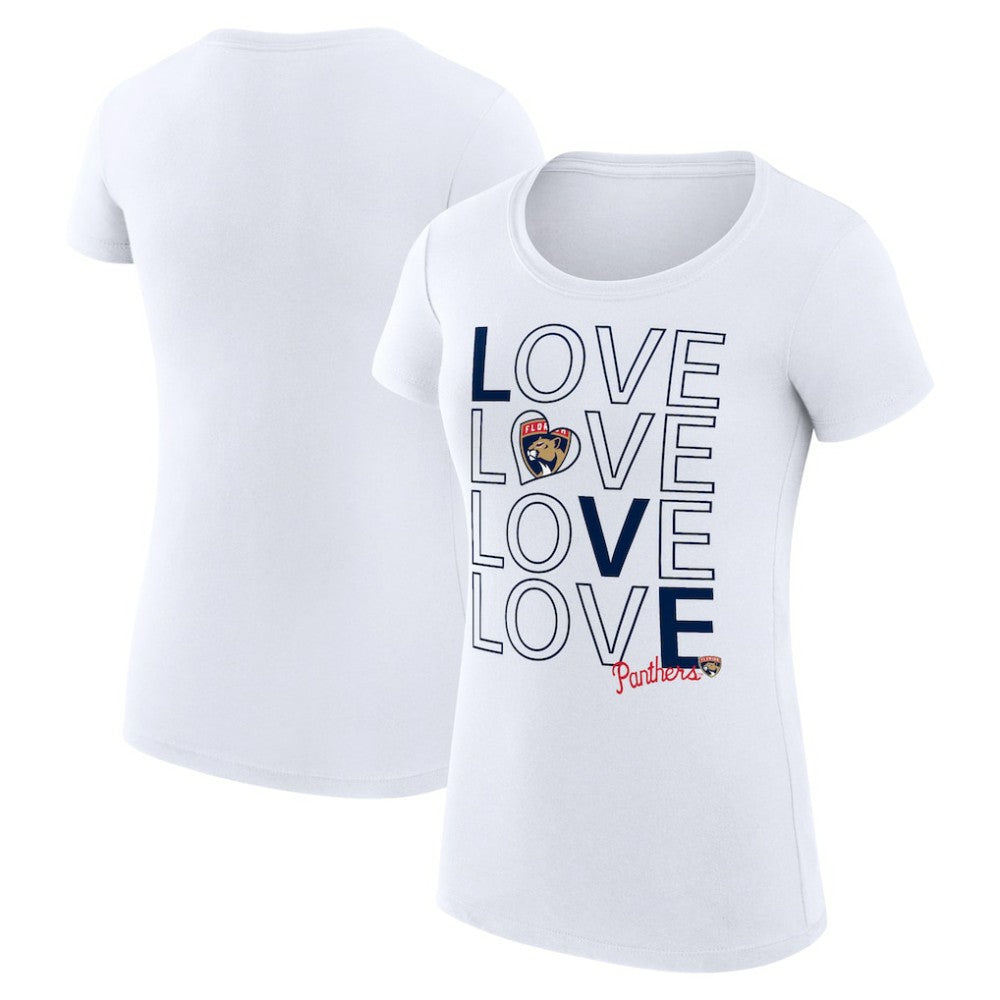 Florida Panthers G-III 4Her by Carl Banks Women's Super-Slim Fit Lightweight Hockey Love T-Shirt Online