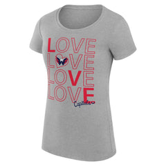 Washington Capitals G-III 4Her by Carl Banks Women's Super-Slim Fit Lightweight Hockey Love T-Shirt Online