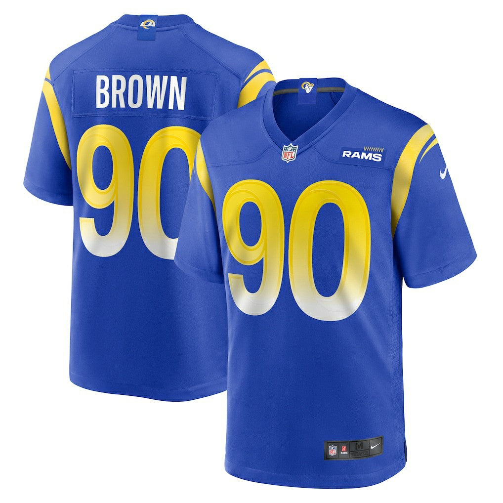 Los Angeles Rams Nike Earnest Brown IV  Team Game Jersey